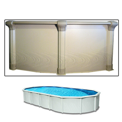Cool Off this summer in the Quest 21'x43'x54" Above Ground Pool by Wilbar