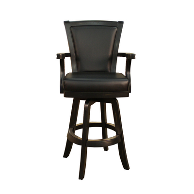 Traditional Designs & Modern Materials Form This Wood Bar Stool Classic