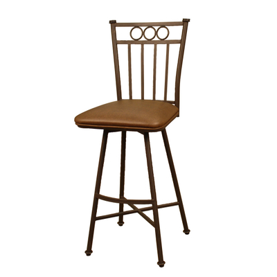 A Simple Yet Stunning Swivel Bar Stool Finished In A Beautiful Ginger Spice