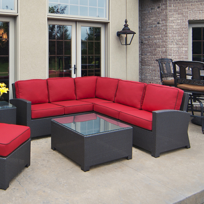 Wicker Sectional - Patio Furniture By North Cape International - Great Value!