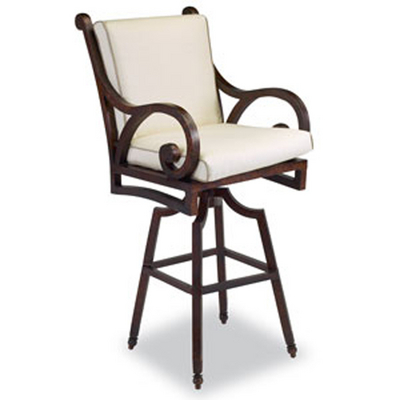 Relax in style on your patio with The Beau Monde Barstool by Cast Classic