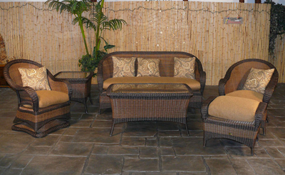 Relax in Style on Your Patio with the Fairfield Wicker Set