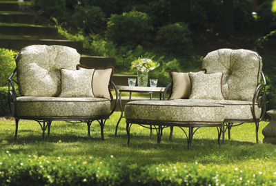 Relax in style on your patio with The Geneva Collection by Meadowcraft