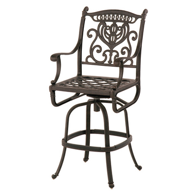 Enjoy Your Outdoor Living Area With Cast Bar Stools by Hanamint