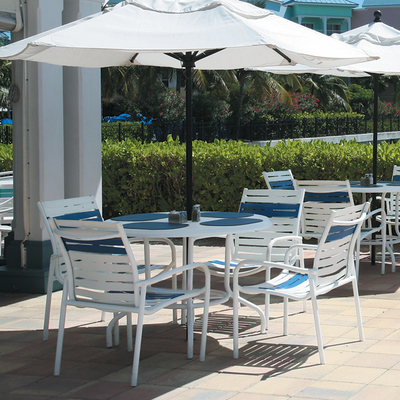Functional Casual Patio Furniture with Timeless Designs & Comfy Strap Seating