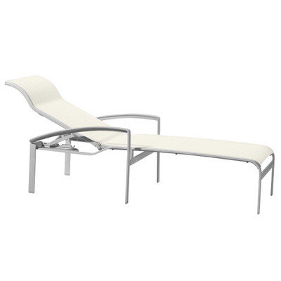 Attractive Chaise Lounge with Lumbar Support; Stackable for Easy Storage