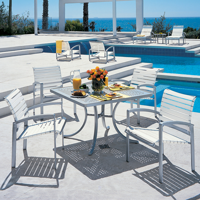 Stackable, Resort-Quality Patio Furniture Loaded With Modern Design Elements