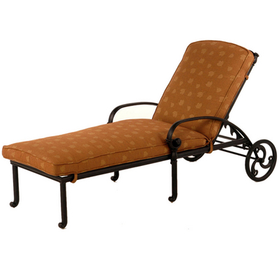 Outdoor Cast Aluminum Chaise Lounge to Match the Sienna Collection by Hanamint