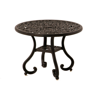 An Old-World Inspired Tea Table To Match The Sienna Collection By Hanamint