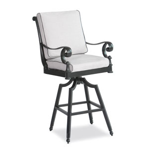 Relax on your patio with The Wakefield Bar Stool by Cast Classics