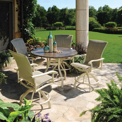 Bring Butterfly Basket® Padded Sling Balcony Height Seating to Your Outdoor Area