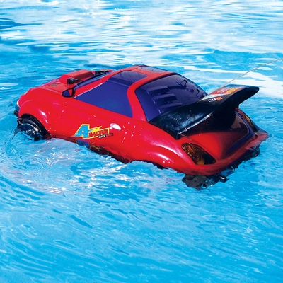 Drive It, Dive It, Splash It! This Remote Control Car Works On Land & Water!
