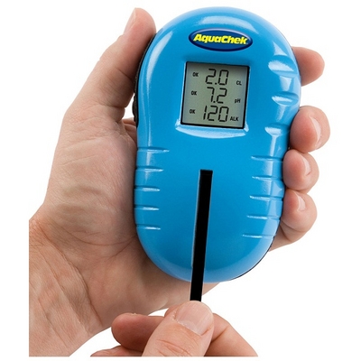 Maintain Crystal Clear Swimming Pool Water with This Digital Test Strip Reader