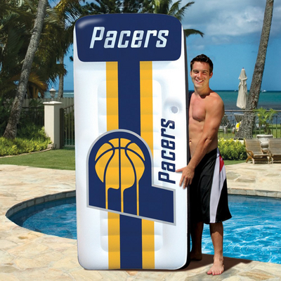 Boom Baby! Comfy Swimming Pool Mattress Built For The Pacer Fan In Your Family!