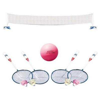 Have Fun in the Sun with the Hydro Volleyball/Badminton Game by Poolmaster