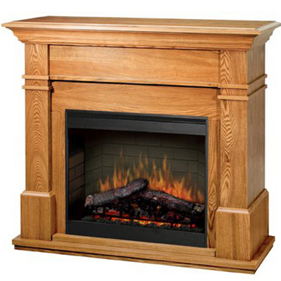 This Electric Fireplace Offers a Traditional Form & Contemporary Style