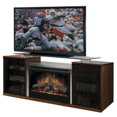 Transform Winter Nights with This Warm Electric Fireplace & Entertainment Center