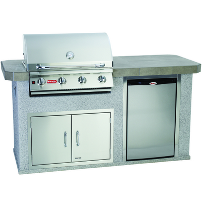 Completely Customize the Stucco Base & Tile Countertop of This Grill Island
