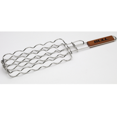 Strong Grill Basket Holds Up To Six Hot Dogs, Bratwursts or Sausages