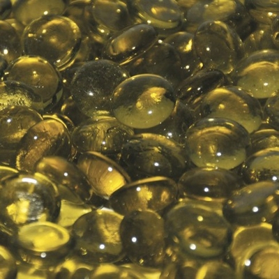 Caramel-Colored Fire Beads for Your Outdoor Propane Fire Pit or Fireplace