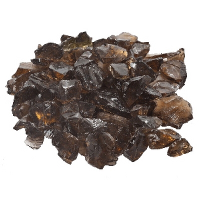 A Large 20 Lb. Bag of Stunning Copper Fire Glass for Your Fire Pit or Fireplace