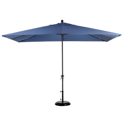 The Rectangular Cover & Aluminum Pole Offer a Different yet Refined Look