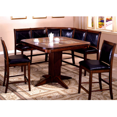 Corner Booth Counter Height Dining Set - Great Value & Free Shipping