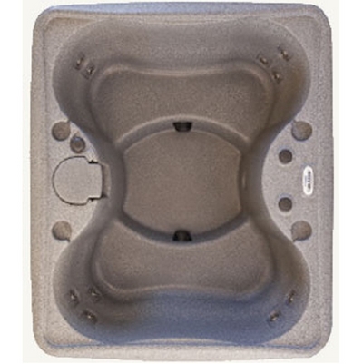 This Portable Plug N Play Hot Tub & Spa by DreamMaker Seats Four People