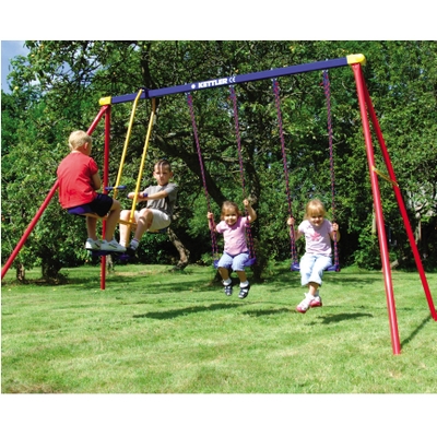This Deluxe Swing Set Offers You The Ability To Customize Your Swing Lineup