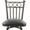 Bostonian Matte Black Bar Stool
