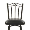 Laguna Matte Black Bar Stool