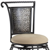 Milan Pewter Bar Stool