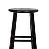 Roundtop Black Bar Stool