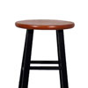 Roundtop Black/Cherry Bar Stool