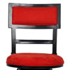 Trenton Black/Flame Bar Stool