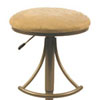 Venus Beige Backless Bar Stool