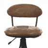 Venus (w/ Back) Bear Suede Bar Stool