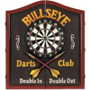 Bullseye Wooden Dartboard Cabinet