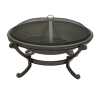 Large Round Wood Burning Fire Pit