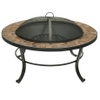 Natural Slate Tile Top Fire Pit