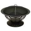 Scrolled Bronze Wood Burning Fire Pit
