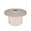 Tile Top / Stone Base Custom Fire Pit