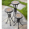 San Marco Marble Mosaic Plant Stands