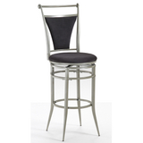 Cierra Pewter Bar Stool
