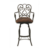 Magnolia Smoke Copper Bar Stool