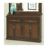 Riviera Slim Line Cabinet - Brushed Steel