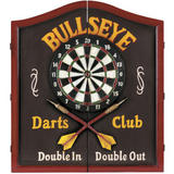 Bullseye Wooden Dartboard Cabinet