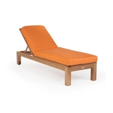 Teak Single Chaise Lounge