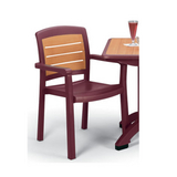 Aquaba Armchair Bordeaux - 4 Pack