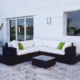 Bayside Woven Wicker Sectional